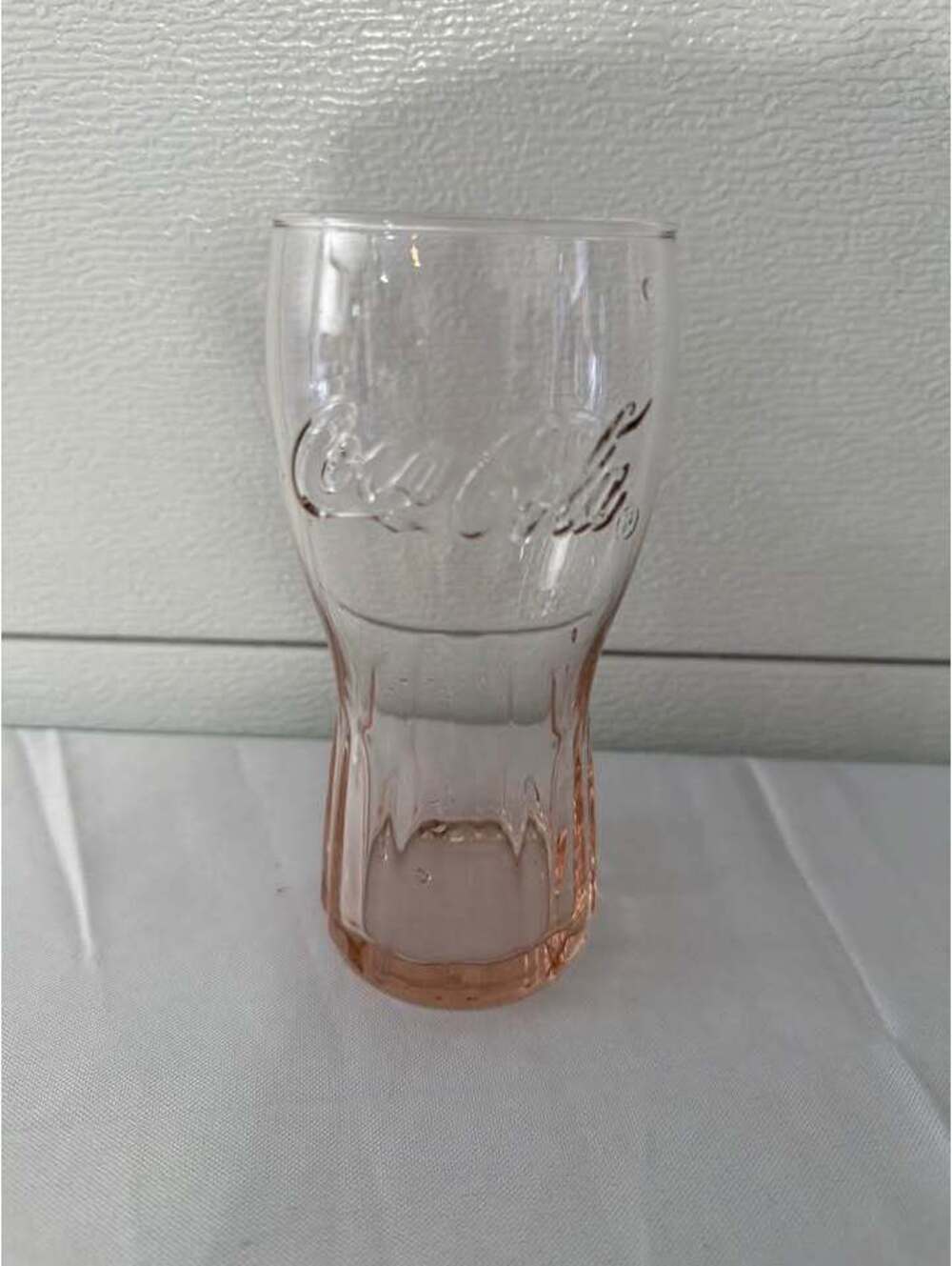 Pink Coca-Cola Glass